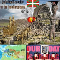 a collage of pictures with the words'unlimited genocide on the indian europe'