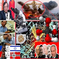 a collage of images showing israel and israeli leaders