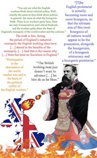 a poster with an image of a british king and a british flag