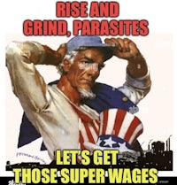 rise and grind parasites let's get those super wages